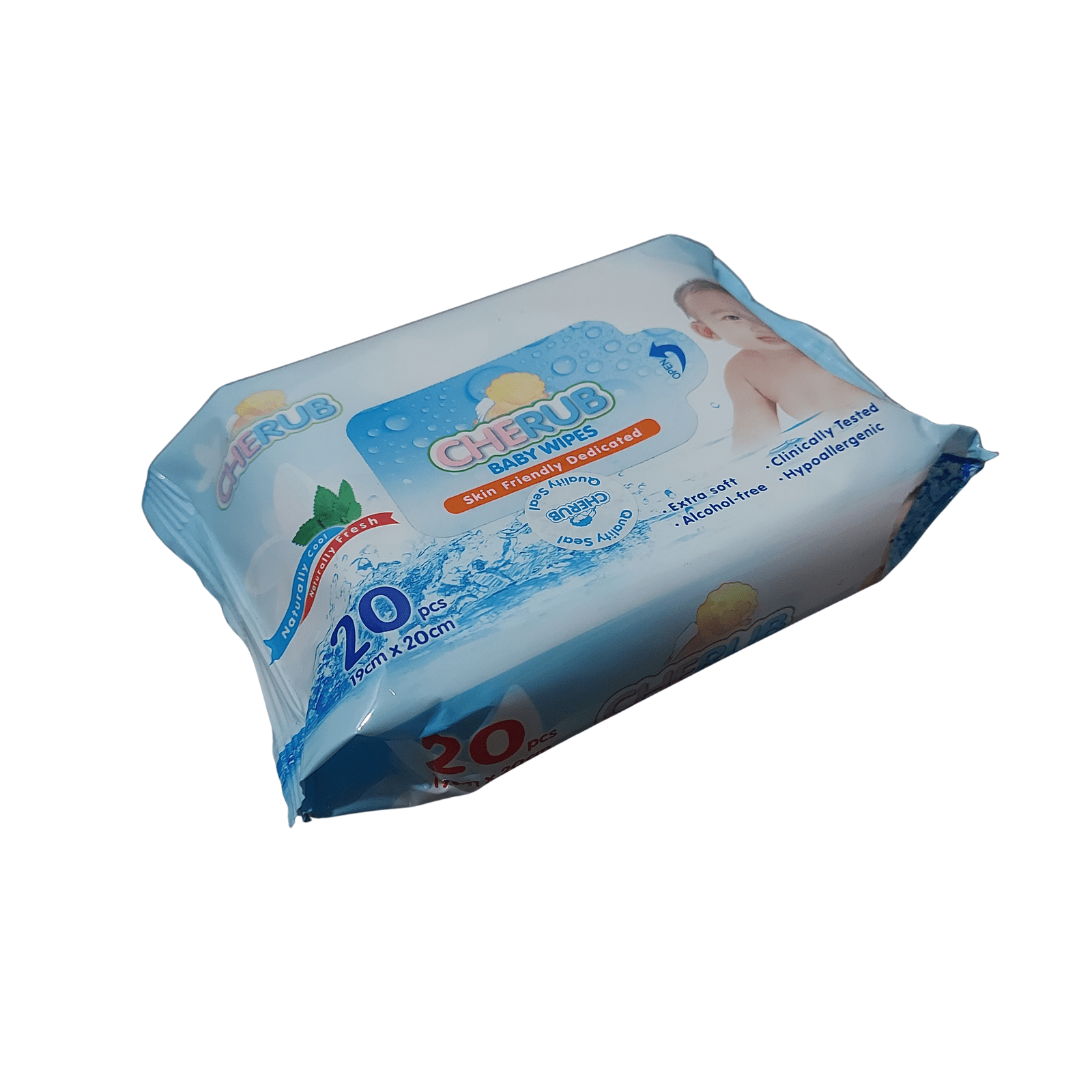 cherub_baby_wipes_20s Cherub Baby Wipes 20s - Image 1