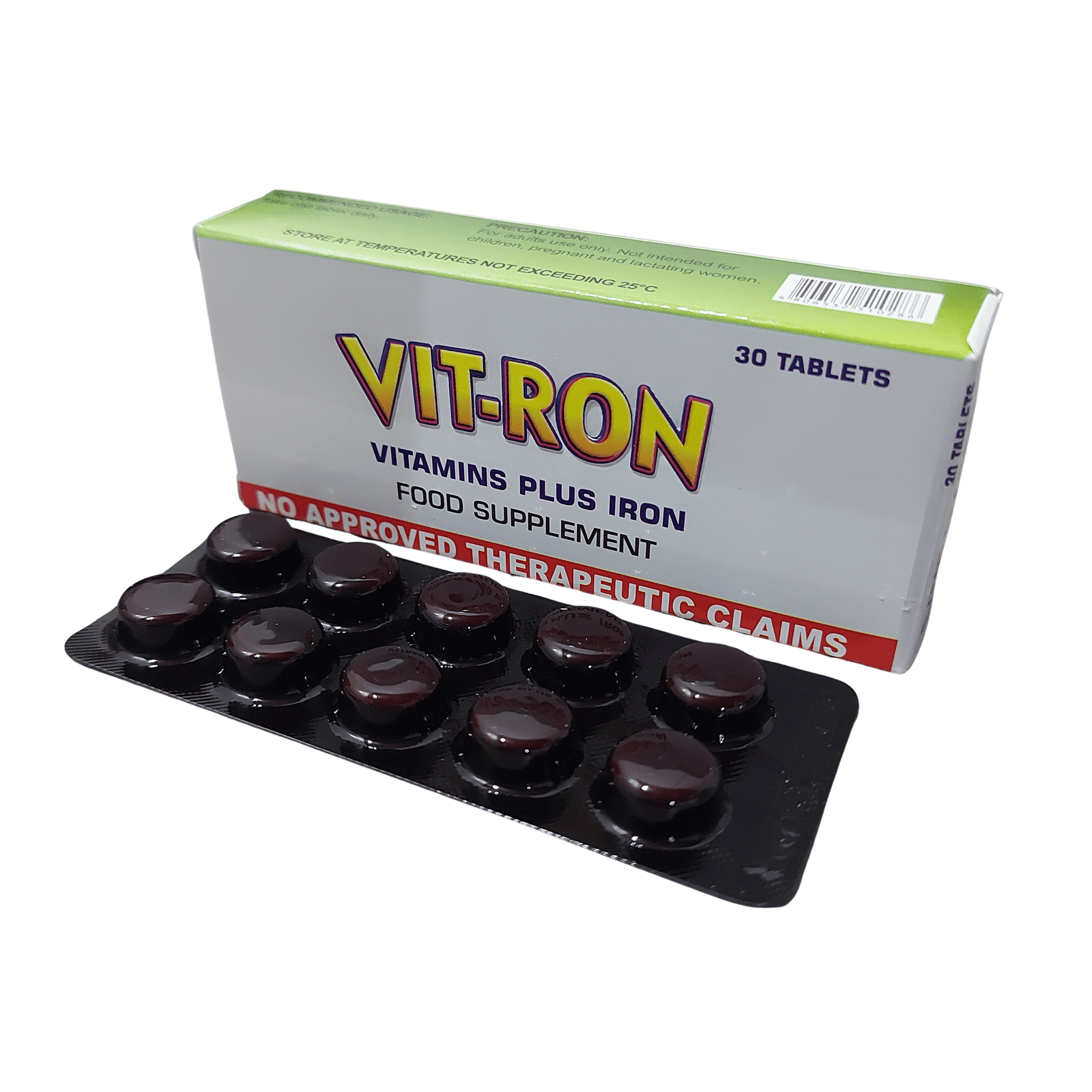 vitron_tablet Vitron Vitamins plus Iron Tablet (per pad) - Image 1